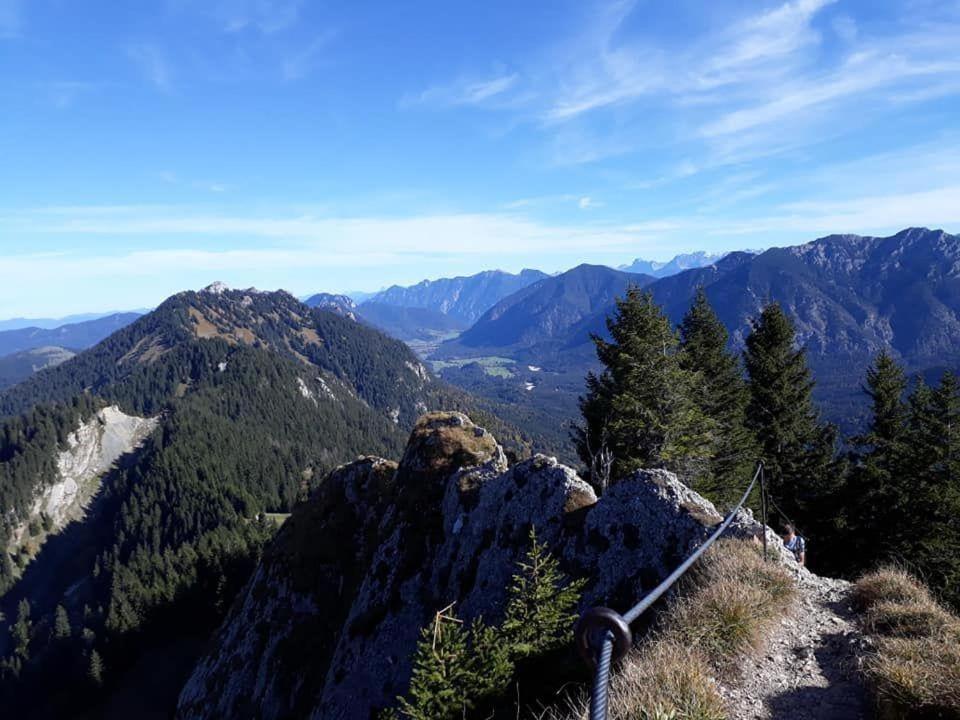 Ferienwohnung-Susanne-Im-Gaestehaus-Bergfrieden Bayersoien Esterno foto