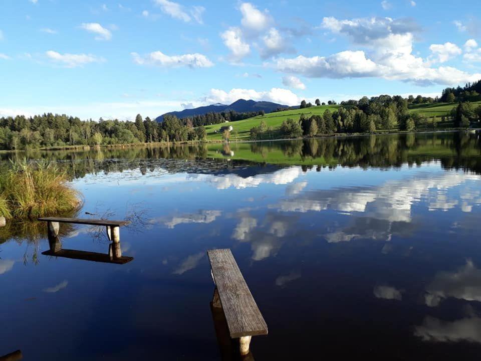 Ferienwohnung-Susanne-Im-Gaestehaus-Bergfrieden Bayersoien Esterno foto